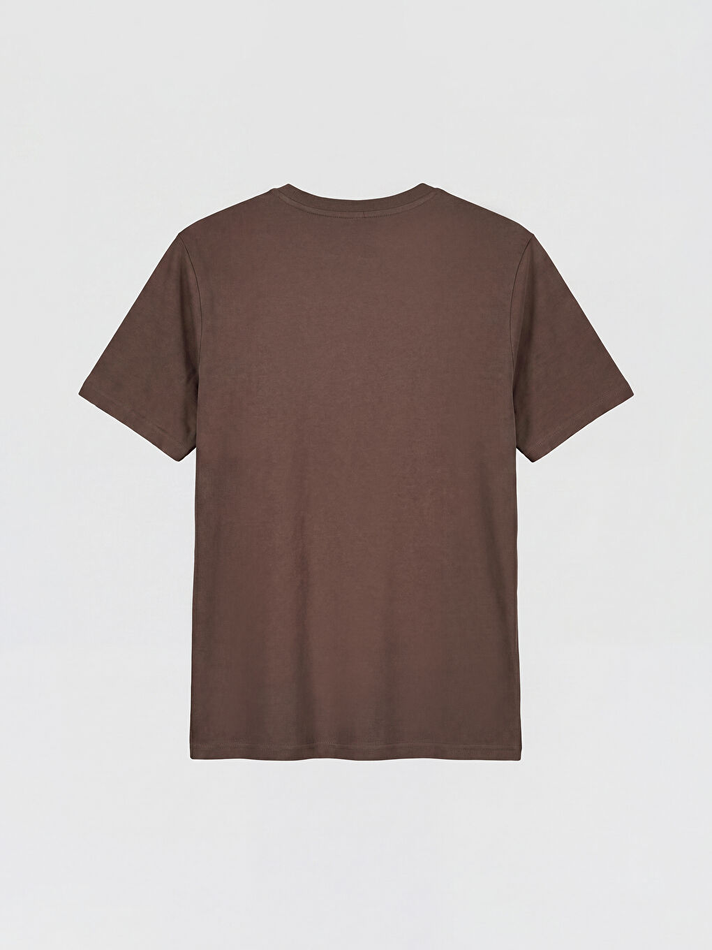 Мъж Кафяво Тениска-1