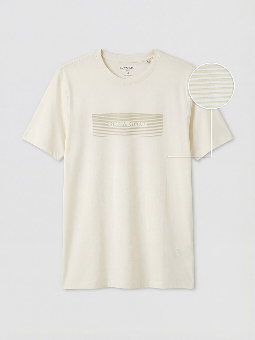 Crew Neck Printed Jersey Men's T-Shirt-4