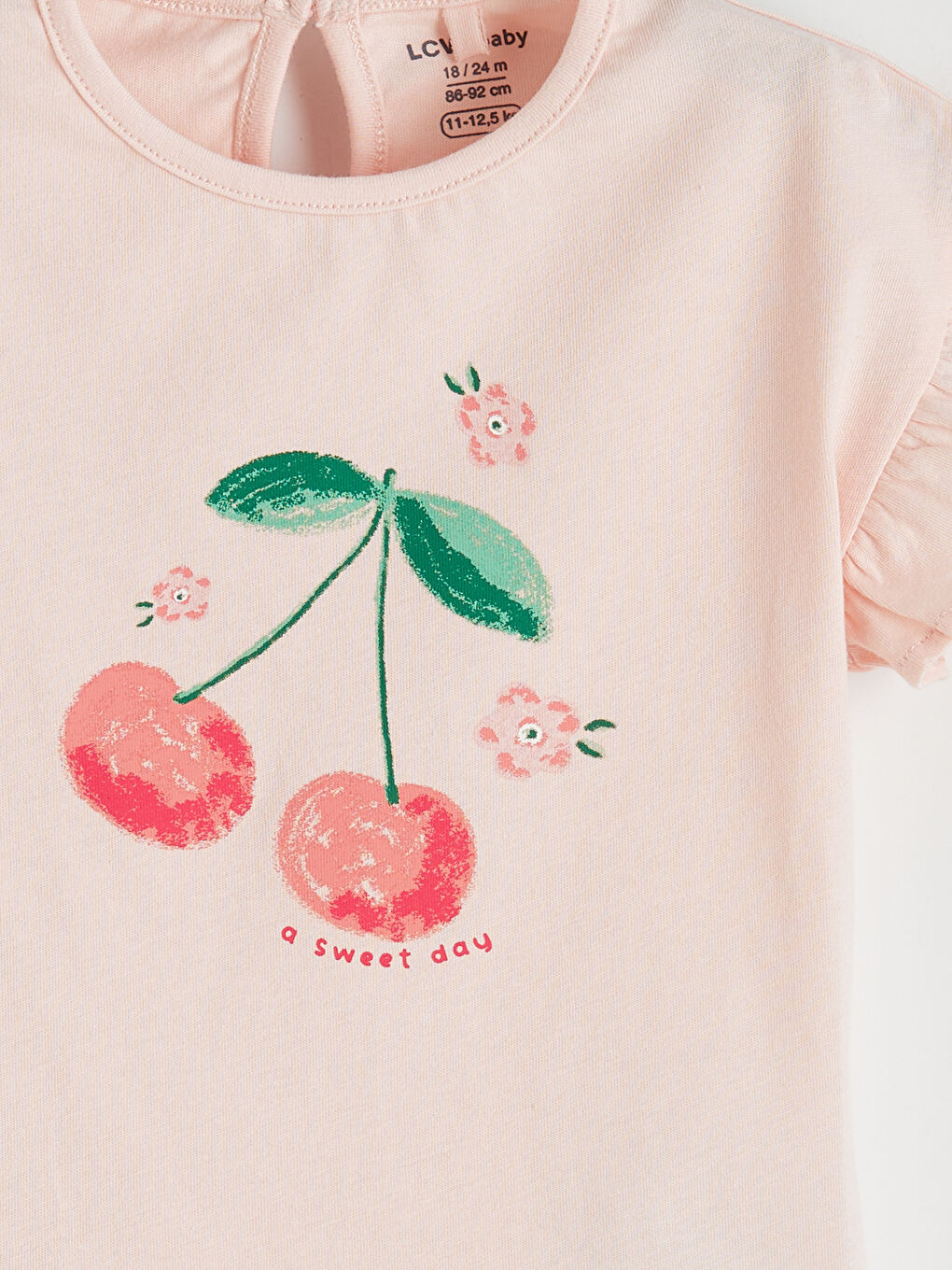 Pembe Kız Bebek Baskılı Bluz 2'li-5