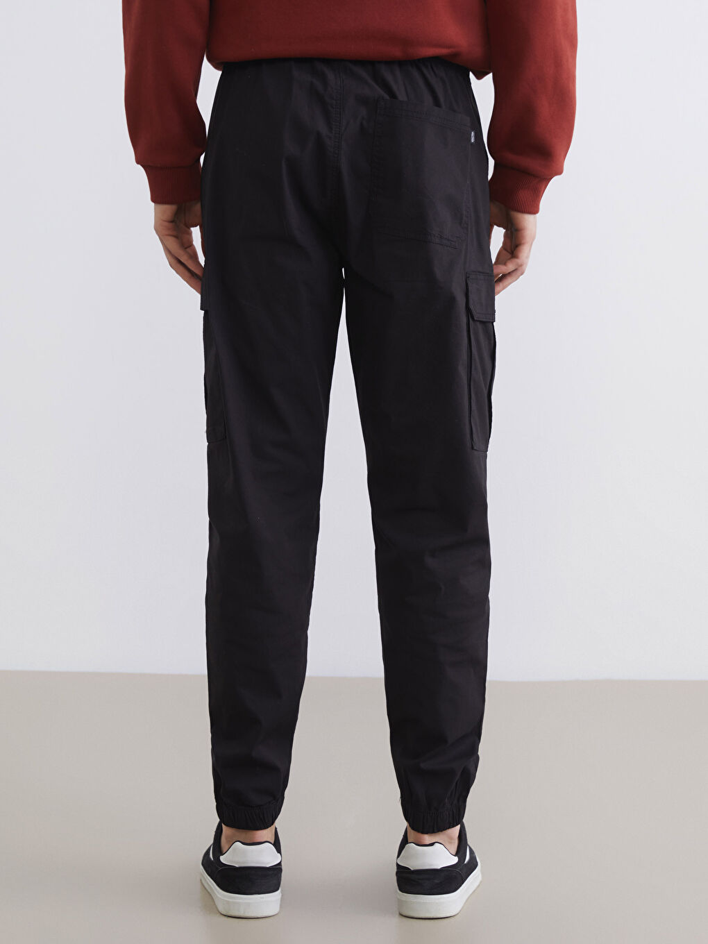 Regular Fit Men's Cargo Trousers-3