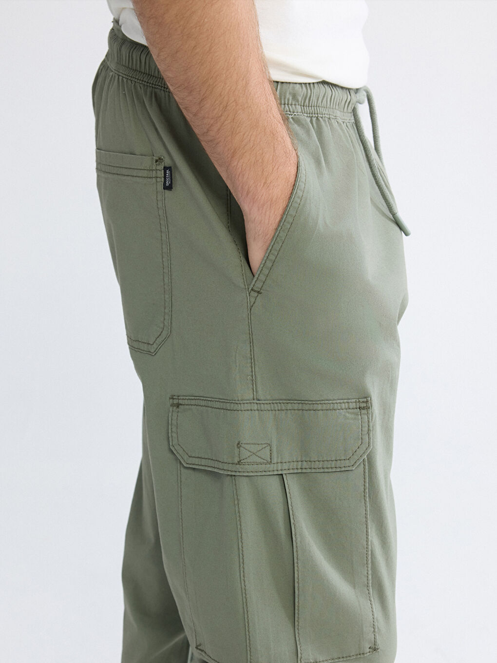 Regular Fit Men's Cargo Trousers-2