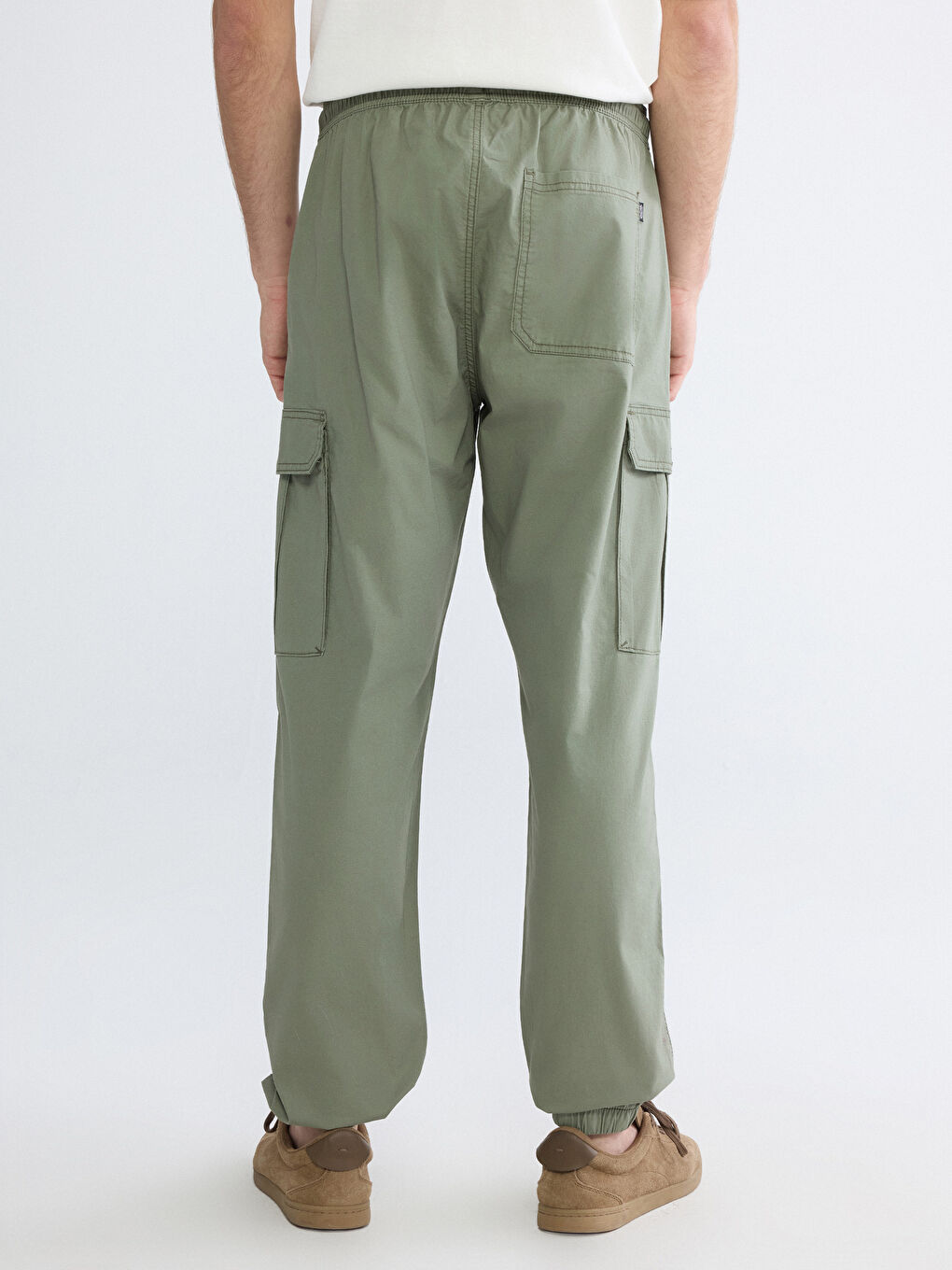 Regular Fit Men's Cargo Trousers-3