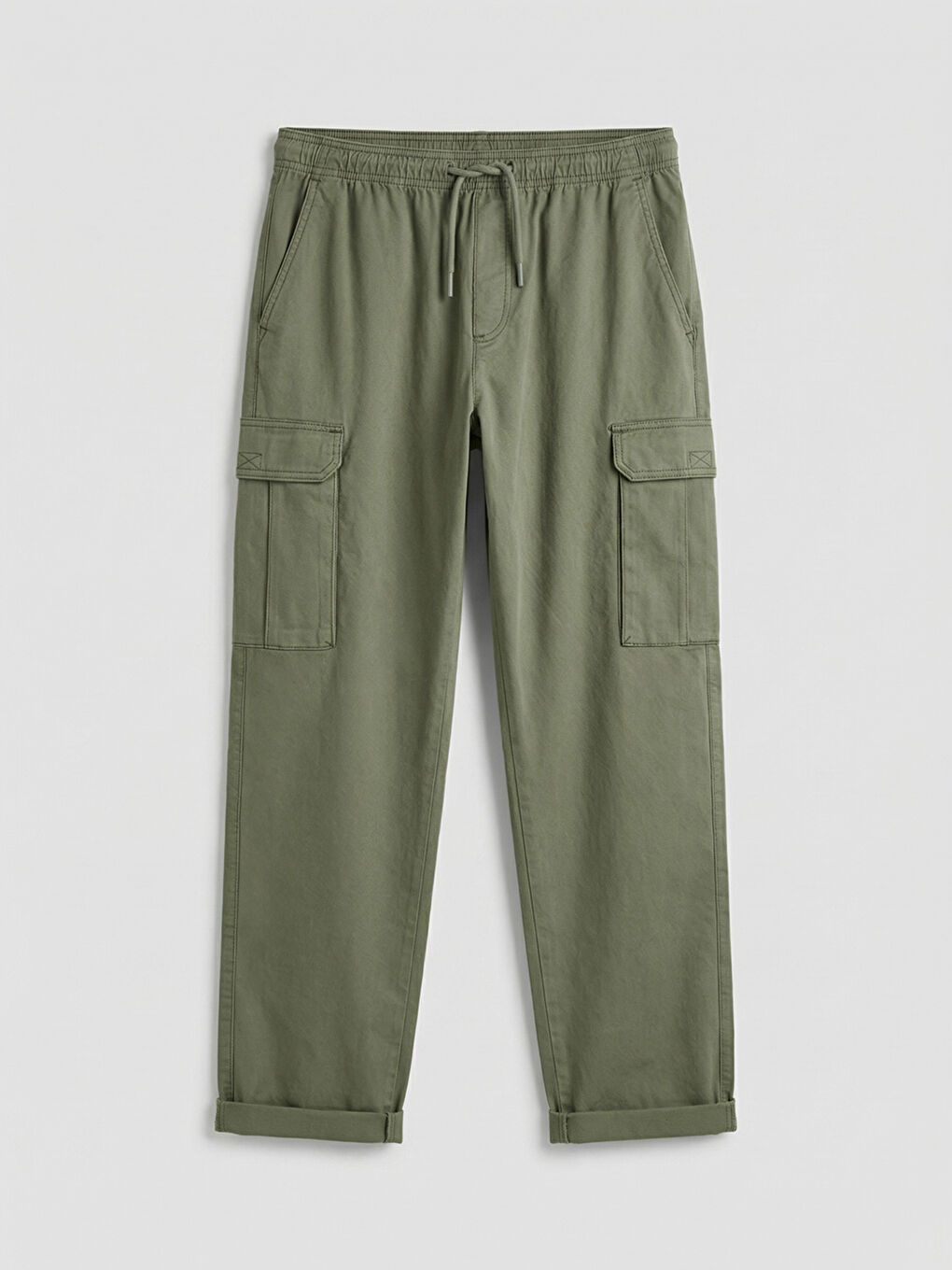 Regular Fit Men's Cargo Trousers-4