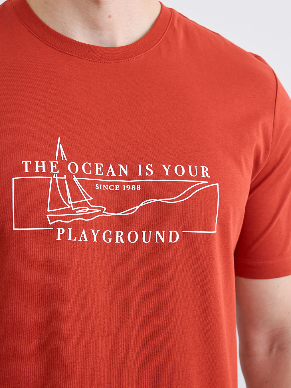 Man ORANGE T-Shirt-2