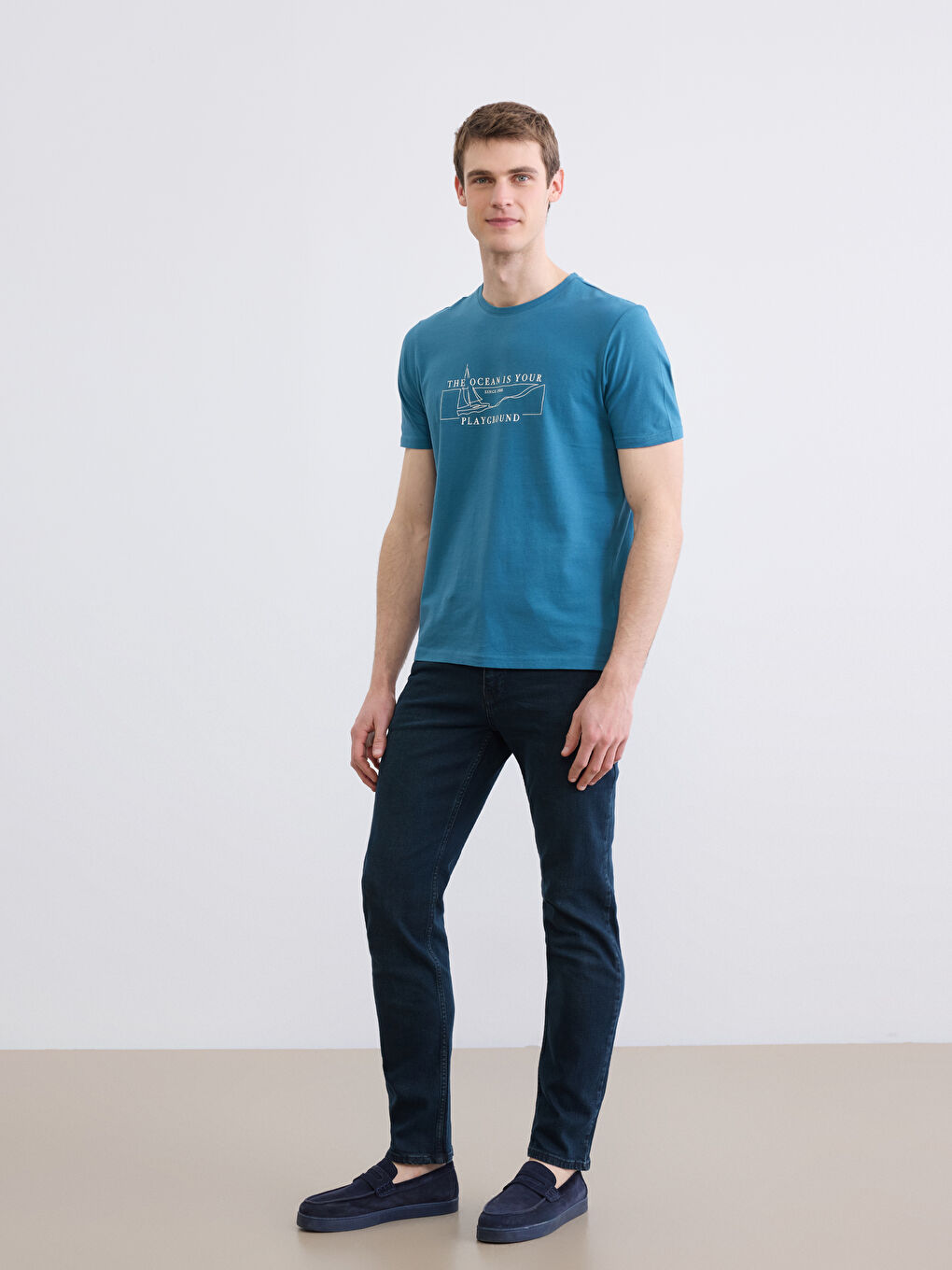 Man PETROL T-Shirt-1