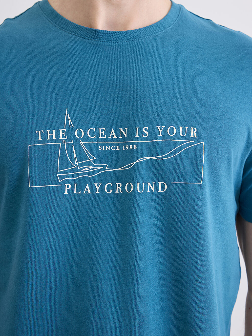 Man PETROL T-Shirt-2