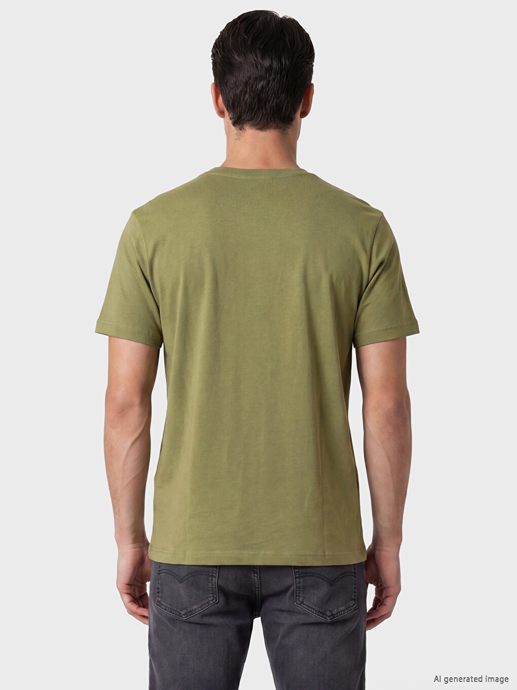 Crew Neck Printed Men's T-Shirt-3