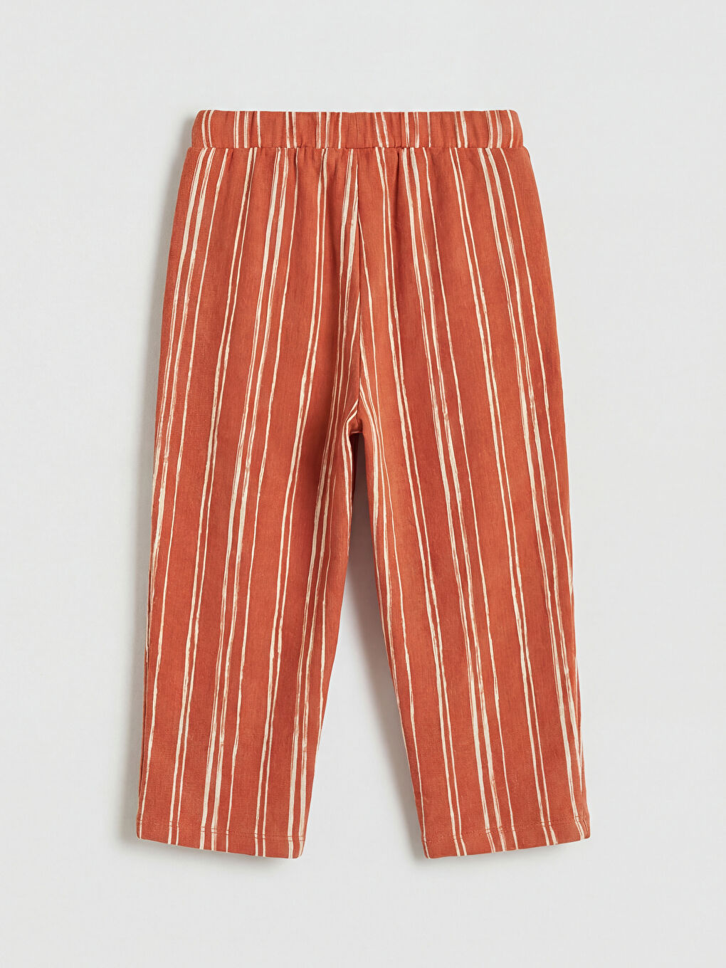 Ekru Aslan Baskılı ve Çizgili Erkek Bebek Pijama Takımı-6