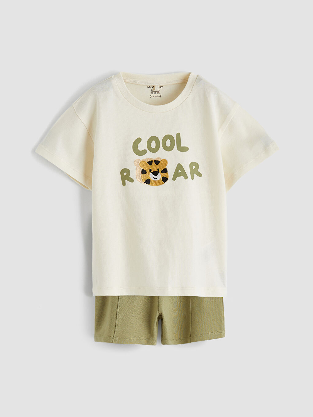 Printed Short Sleeve Baby Boys' Pyjamas Set