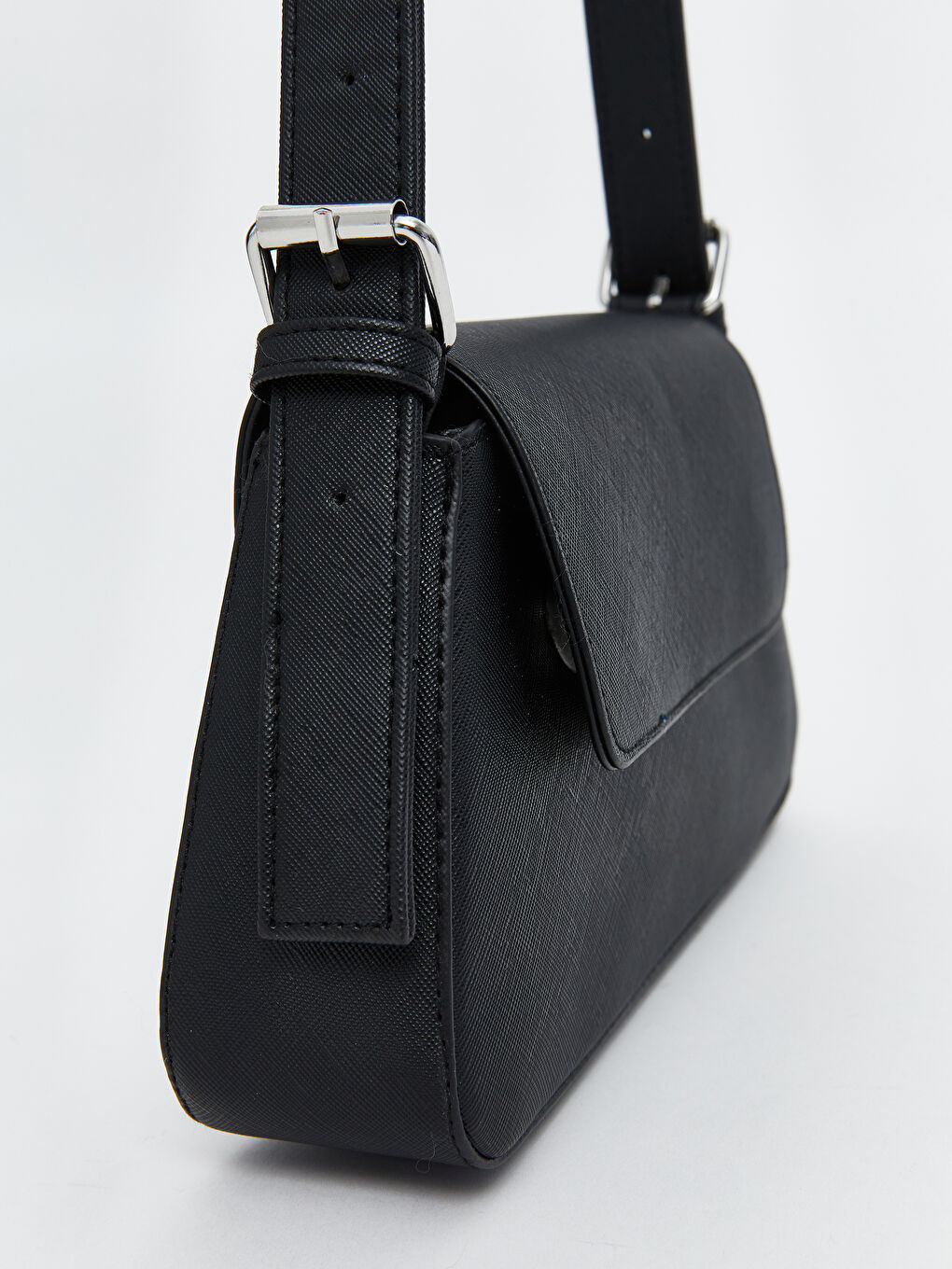 Leather-Look Women's Shoulder Bag-2