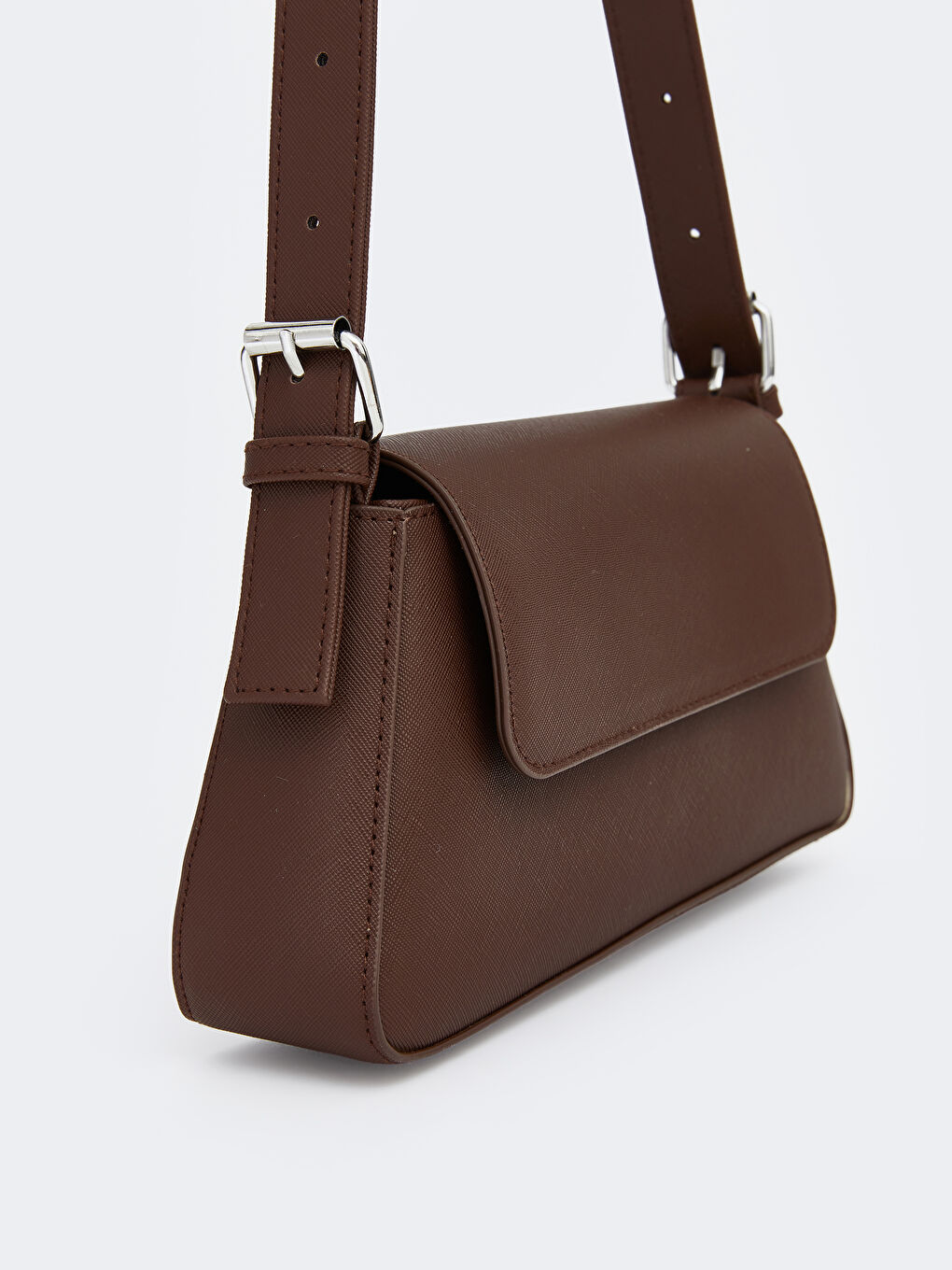 Leather-Look Women's Shoulder Bag-2