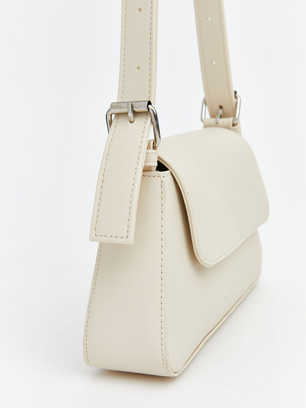 Leather-Look Women's Shoulder Bag-2