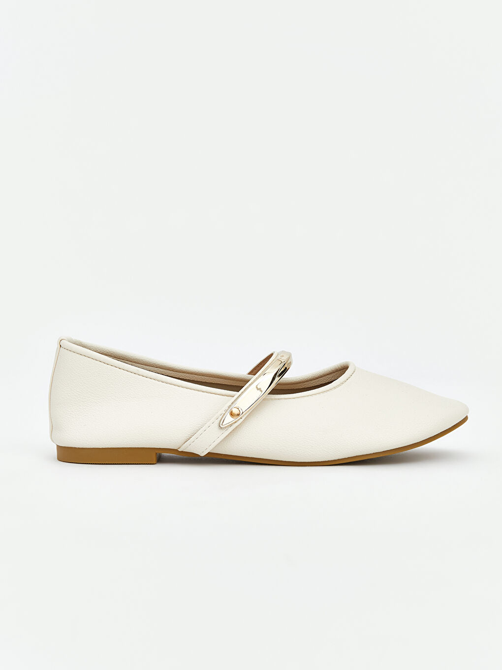 Faux Leather Women's Ballet Flats-1