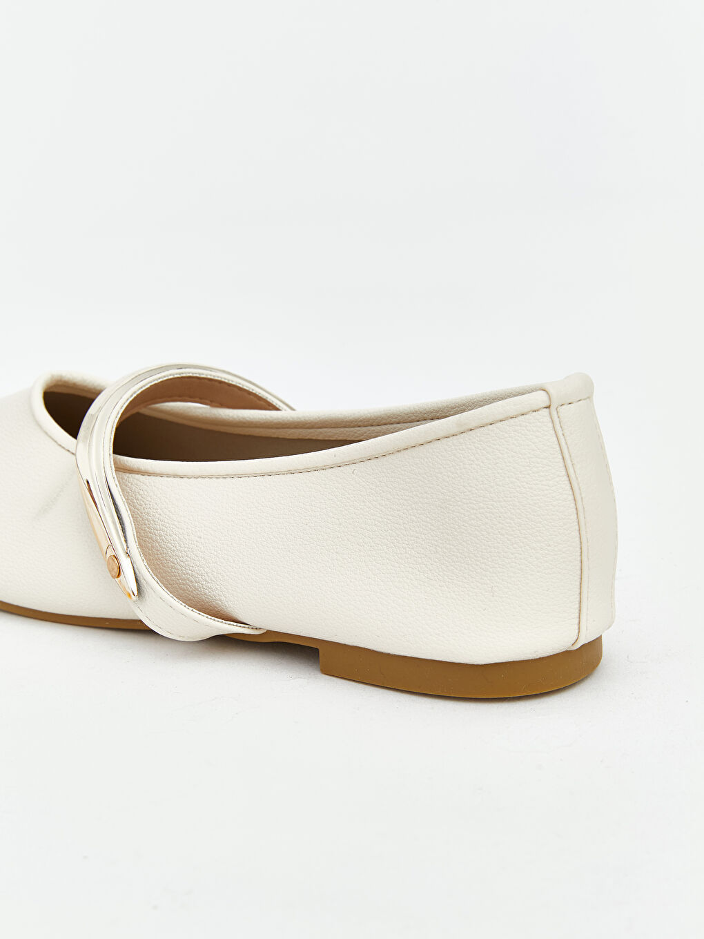 Faux Leather Women's Ballet Flats-4