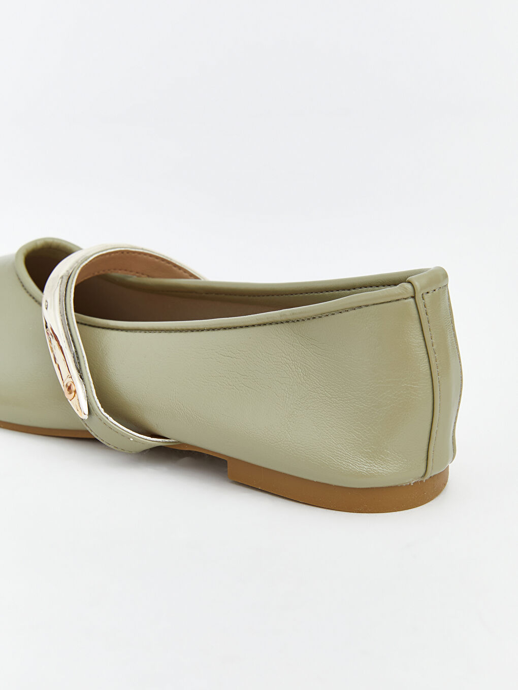 Faux Leather Women's Ballet Flats-4