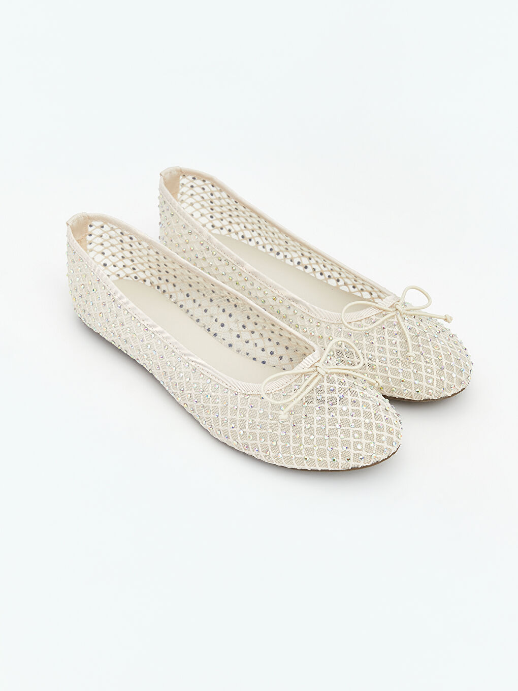 Bow Print Women's Ballet Flats