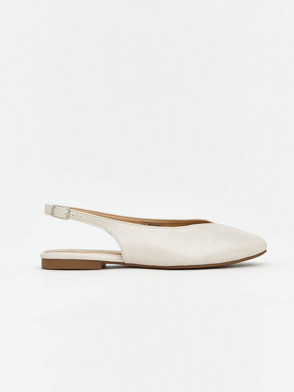 Leather-look Women's Ballet Flats-1