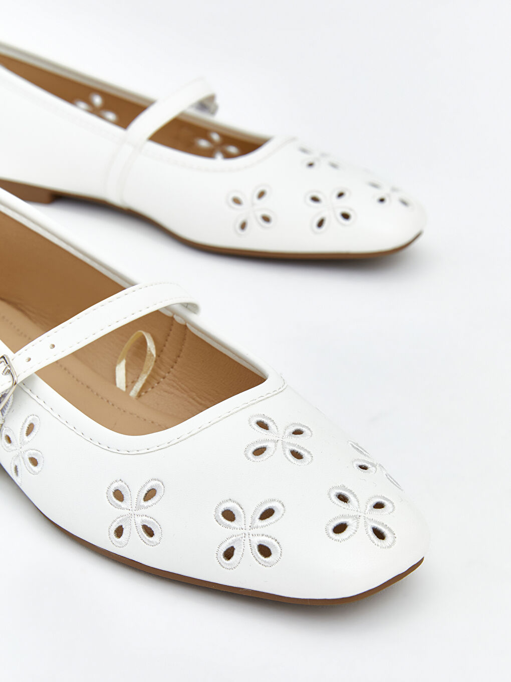 Women's Leather-Look Ballet Flats-2