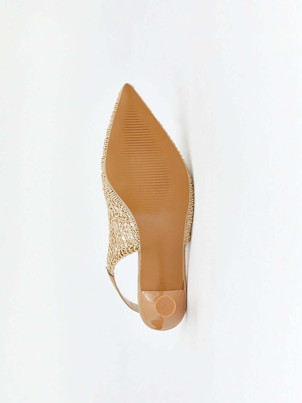 أحذية بكعب عالٍ مزينة بأحجار الراين بمقدمة مدببة للسيدات-3