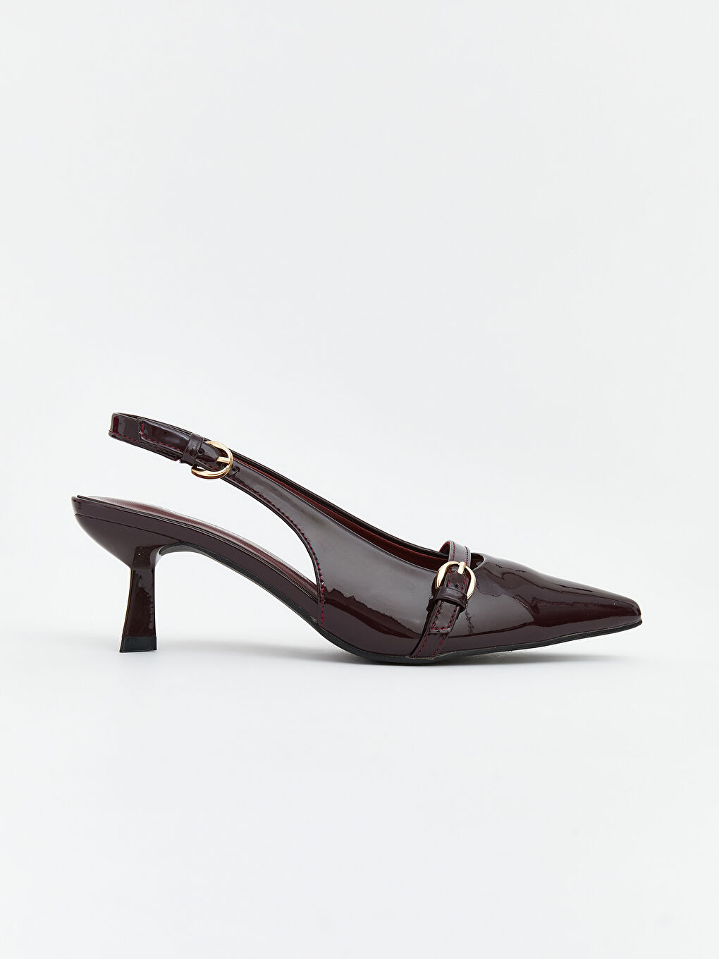 Туфли на высоком каблуке с острым носком для женщин.-1