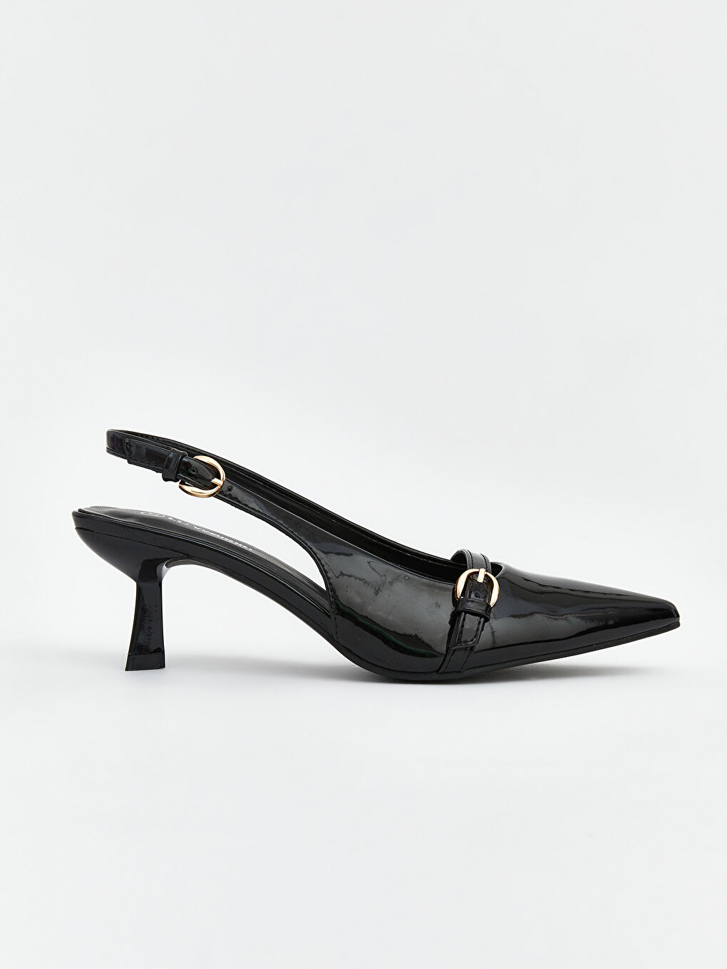 Туфли на высоком каблуке с острым носком для женщин.-1