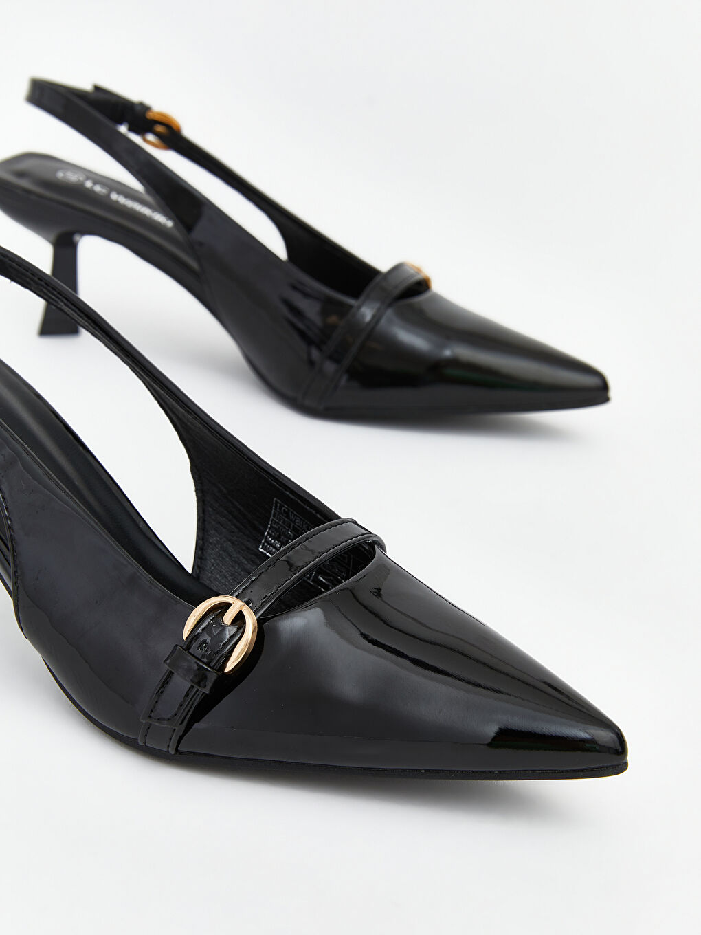 Туфли на высоком каблуке с острым носком для женщин.-2