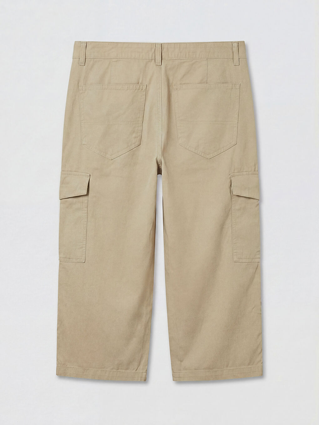 Bej Regular Fit Erkek Kargo Şort-5