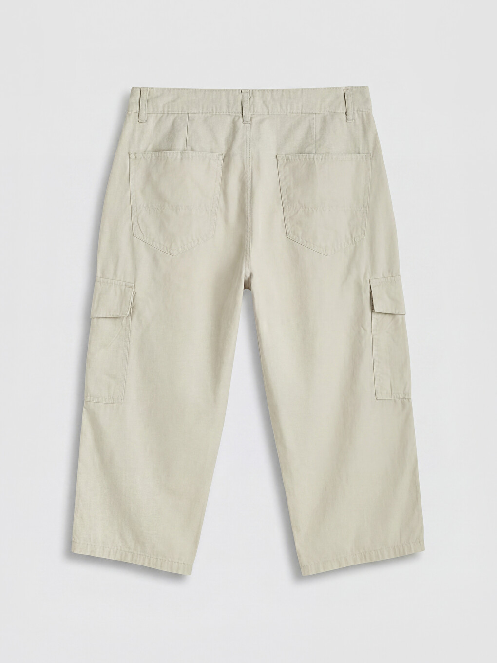 Bej Regular Fit Erkek Kargo Şort-1