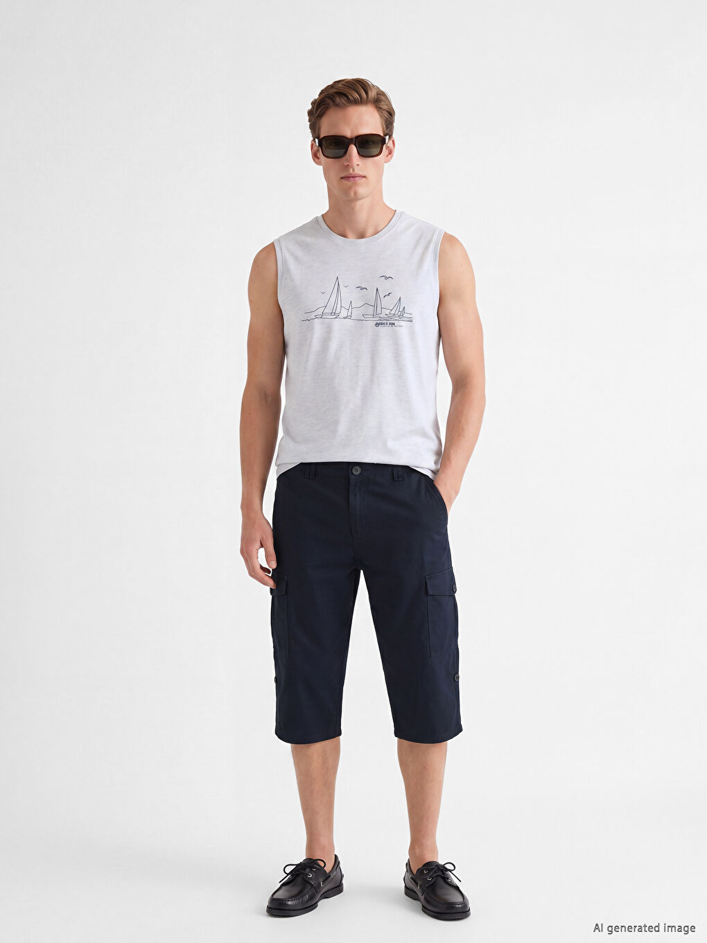 Regular Fit Men's Cargo Shorts
