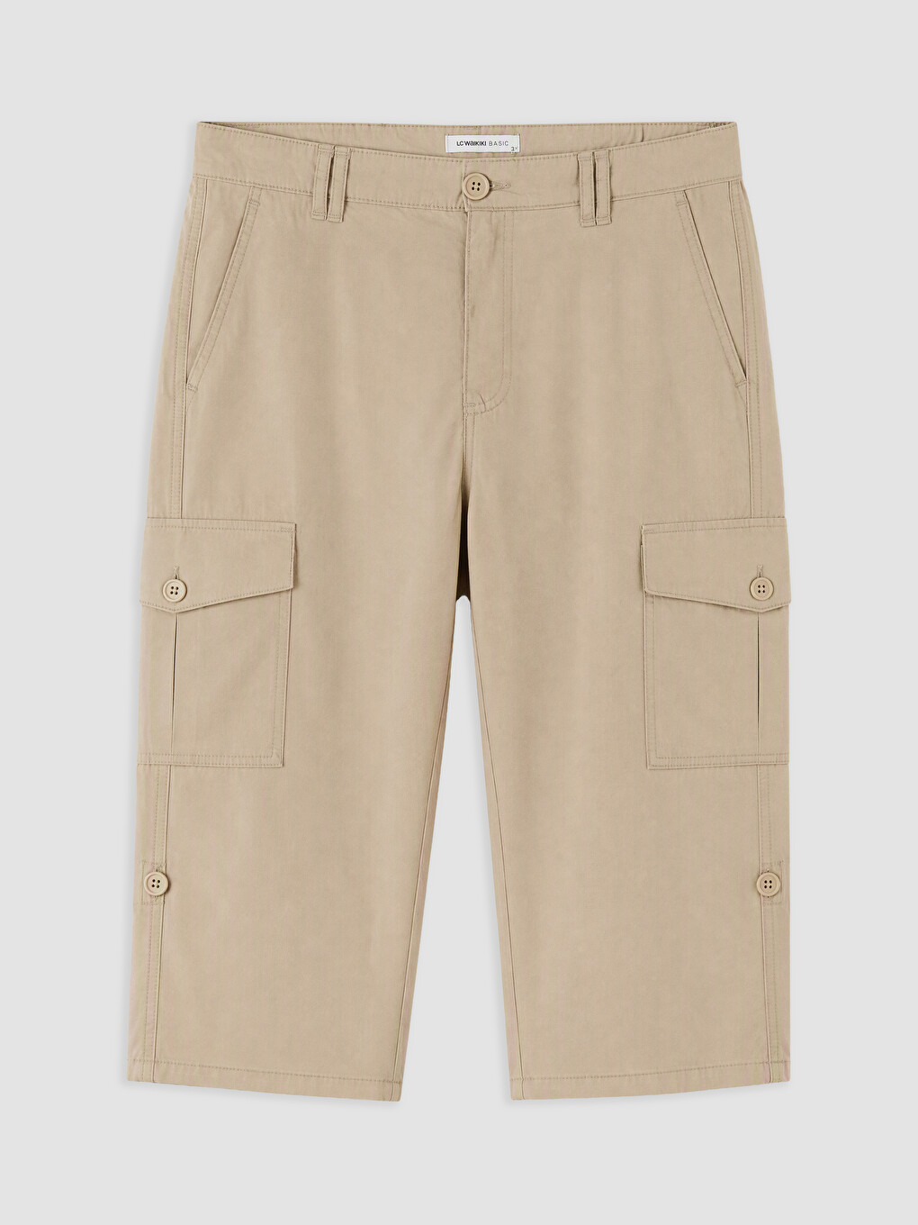 Regular Fit Men's Cargo Shorts-4