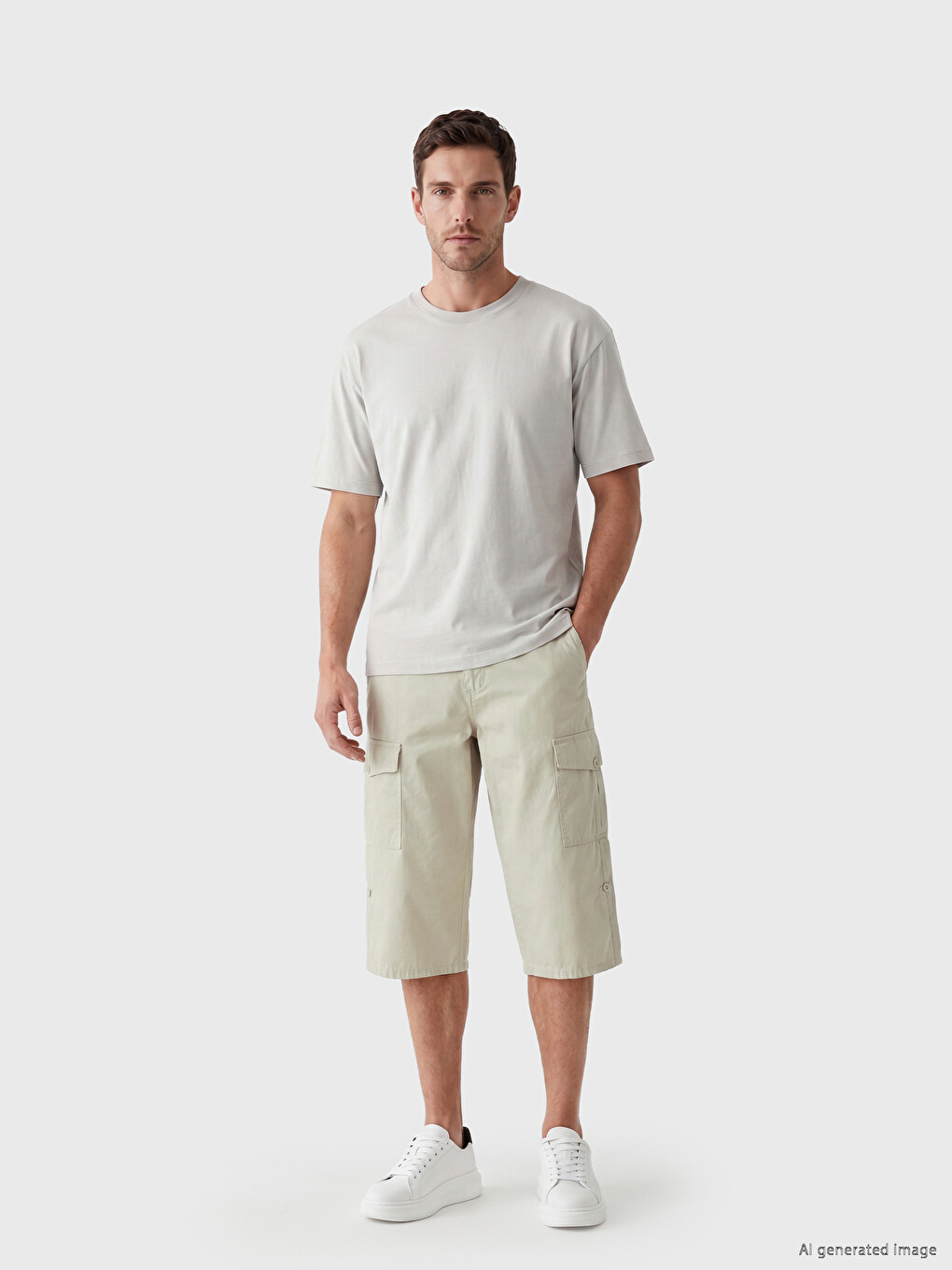 Regular Fit Men's Cargo Shorts