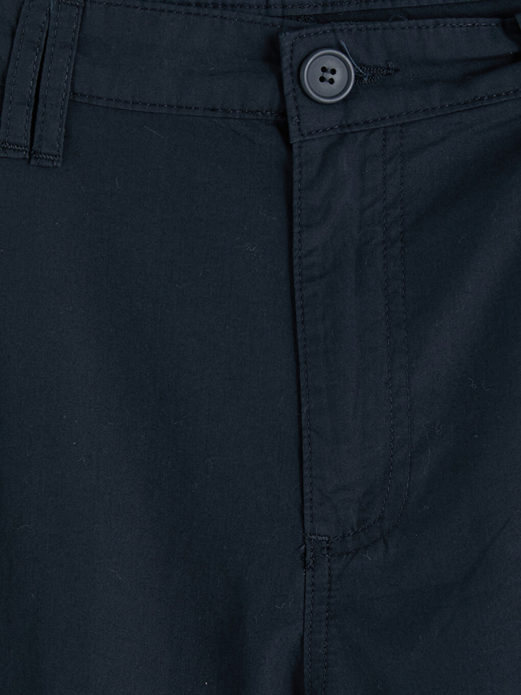 Lacivert Regular Fit Erkek Kargo Şort-5