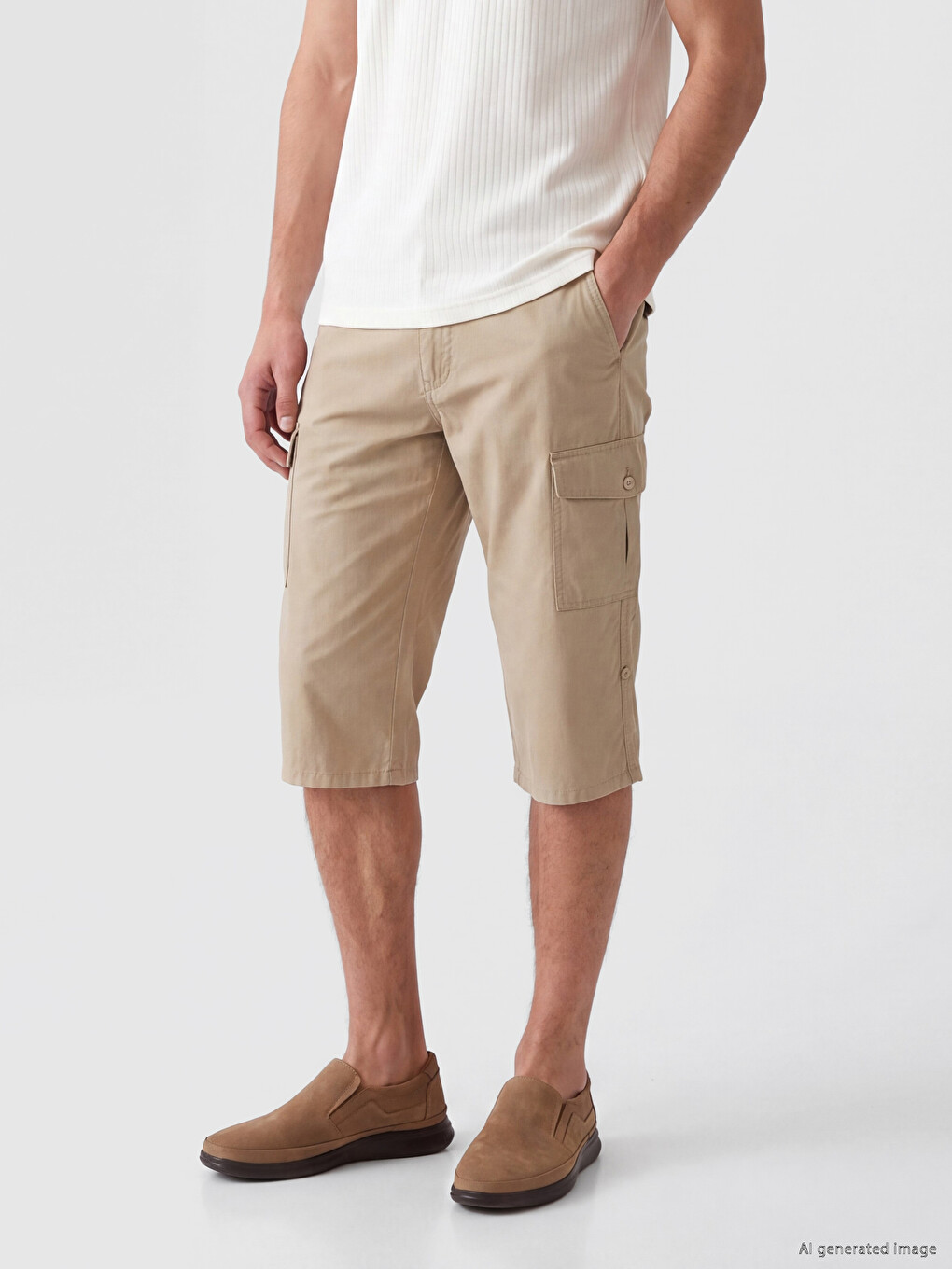 Regular Fit Men's Cargo Shorts