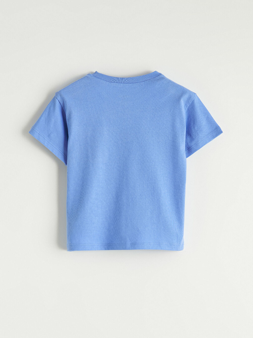 Ekru Bisiklet Yaka Çizgili Erkek Bebek Tişört 2'li-3