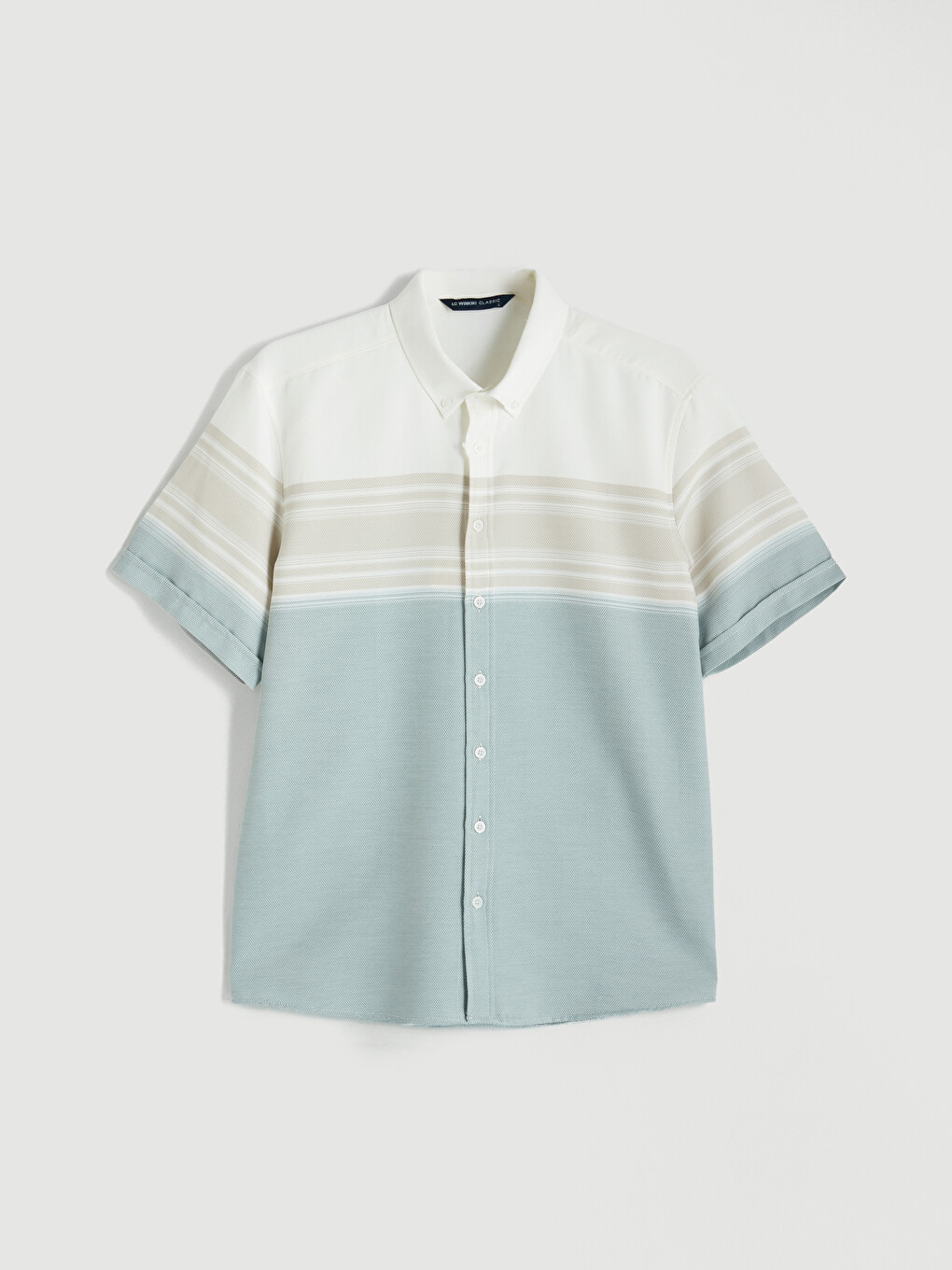 Regular Fit Dobby Men's Shirt-4