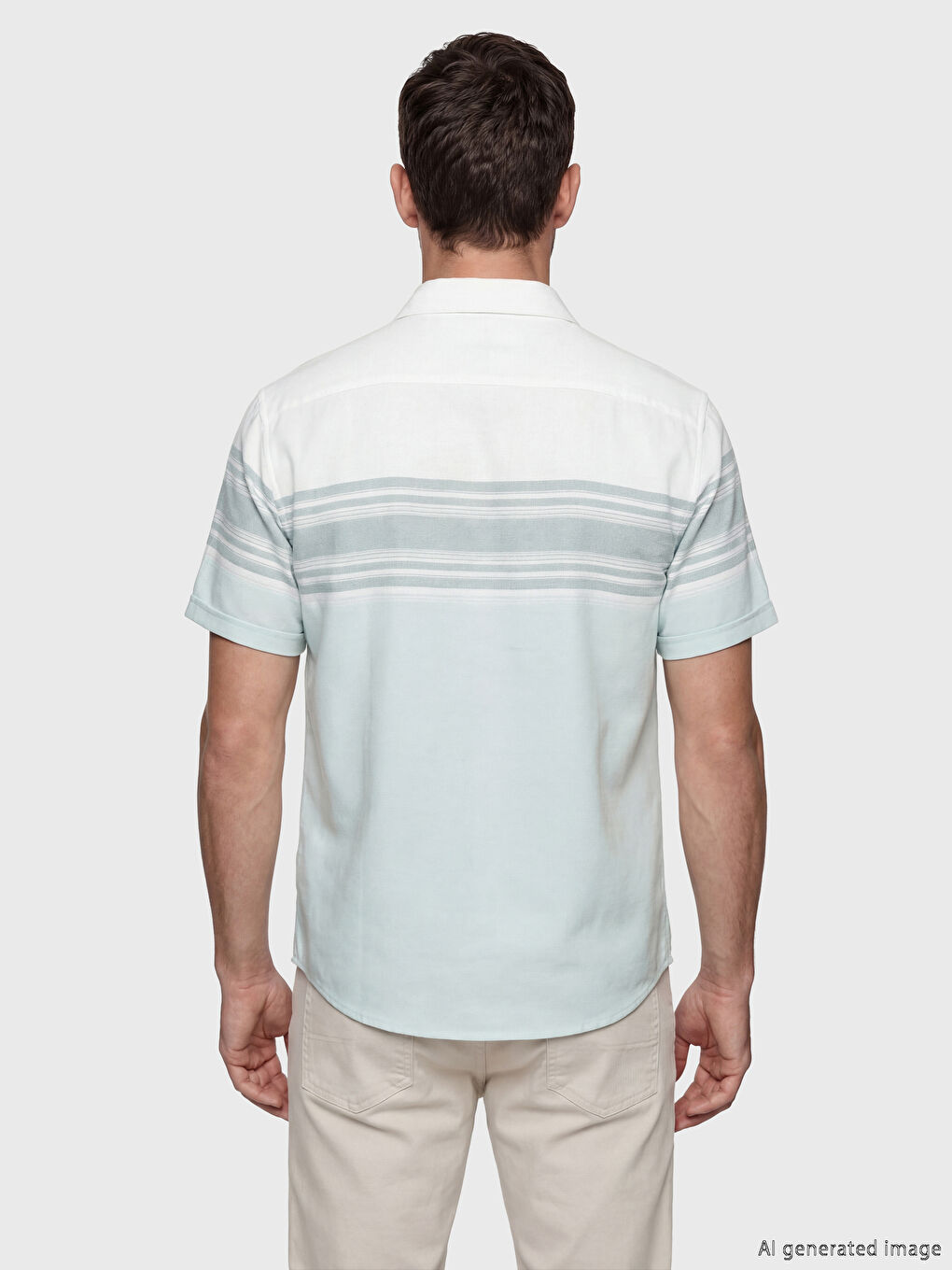 Regular Fit Dobby Men's Shirt-2