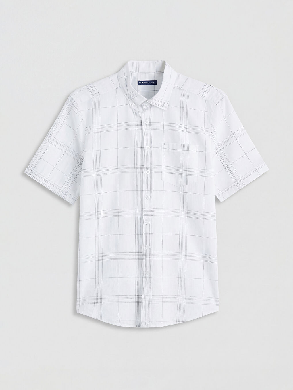 Regular Fit Plaid Men's Shirt-4
