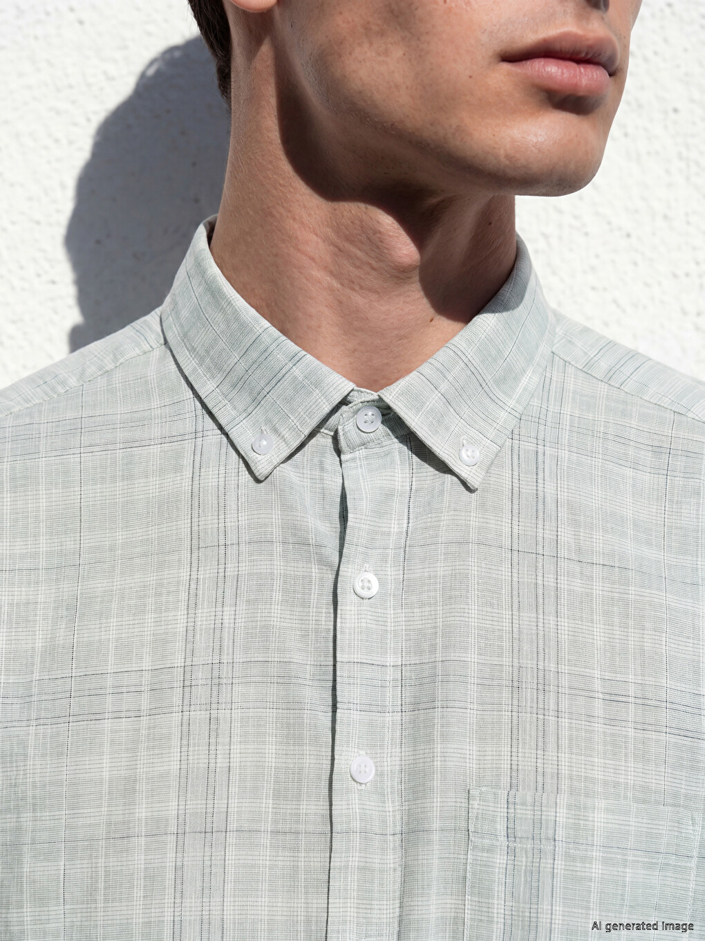 Regular Fit Plaid Men's Shirt-1