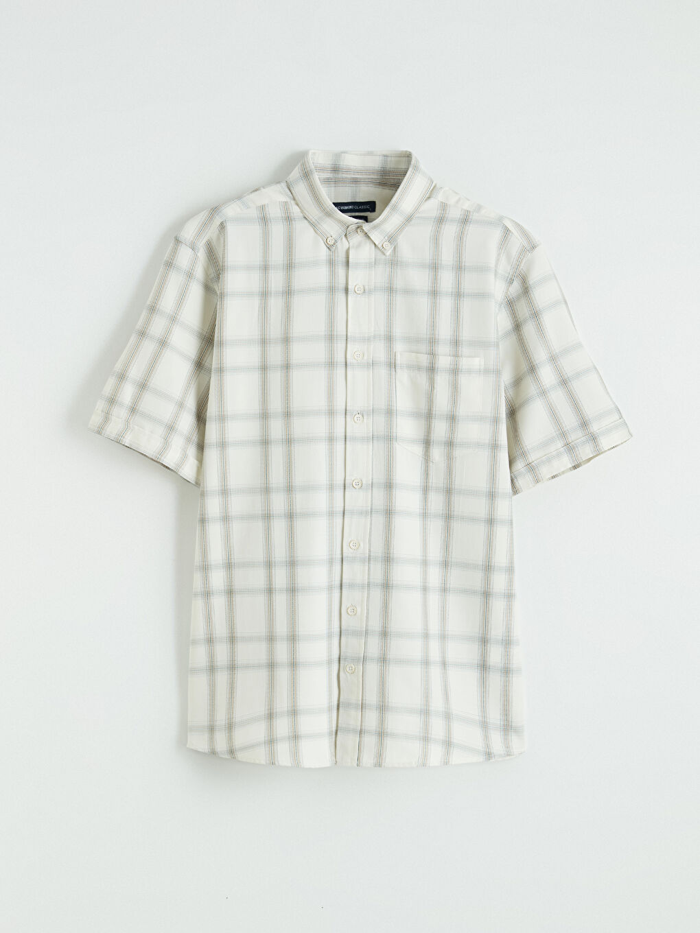 Bej Regular Fit Uzun Kollu Erkek Gömlek-4