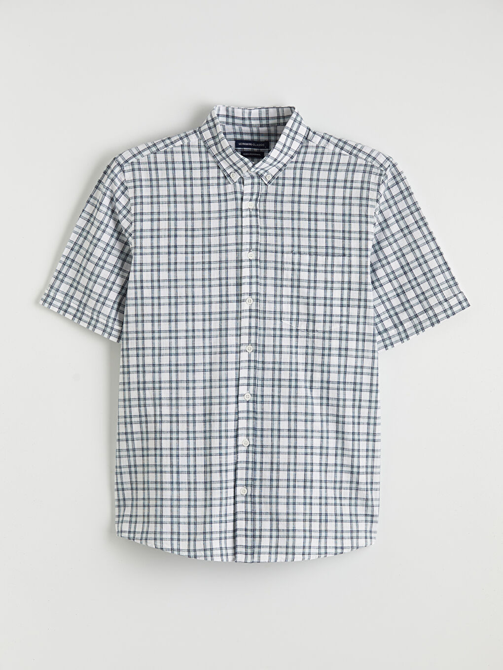 Yeşil Regular Fit Ekose Erkek Gömlek-4