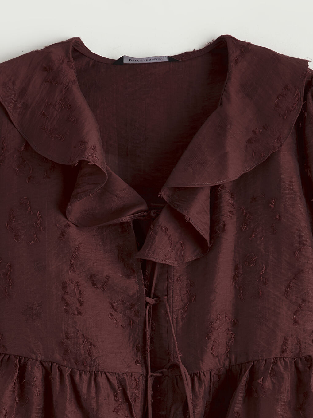 Жена Бордо Блуза-5