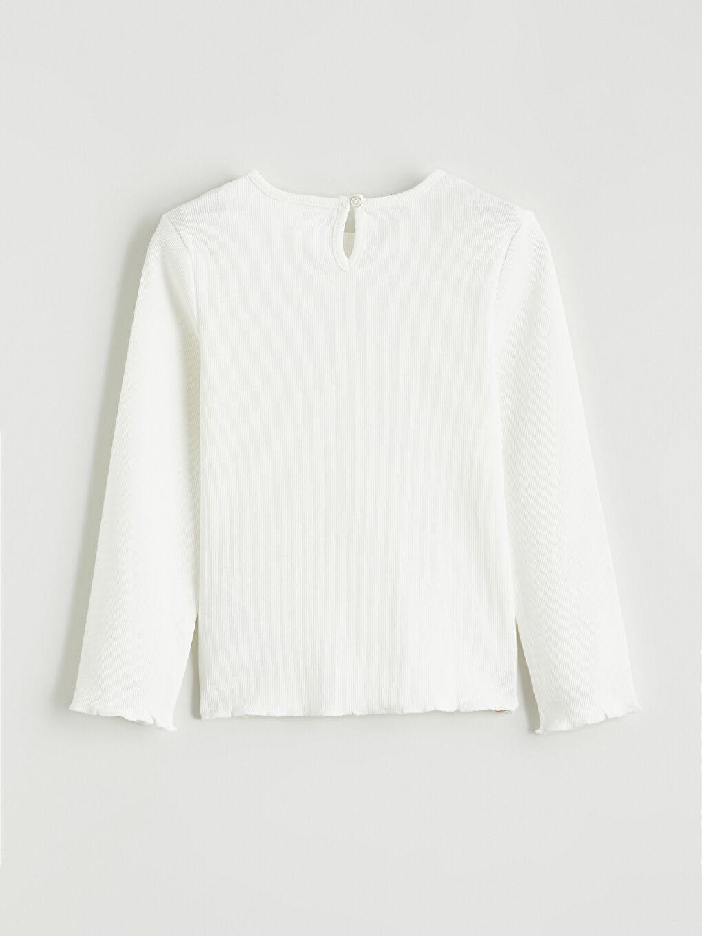 Crew Collar Girls' Blouse and Skirt-3