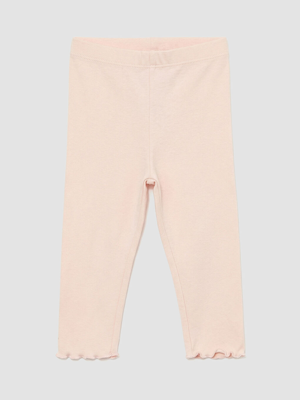 Ruffled, floral-print baby girl snap-closure bodysuit and leggings.-3