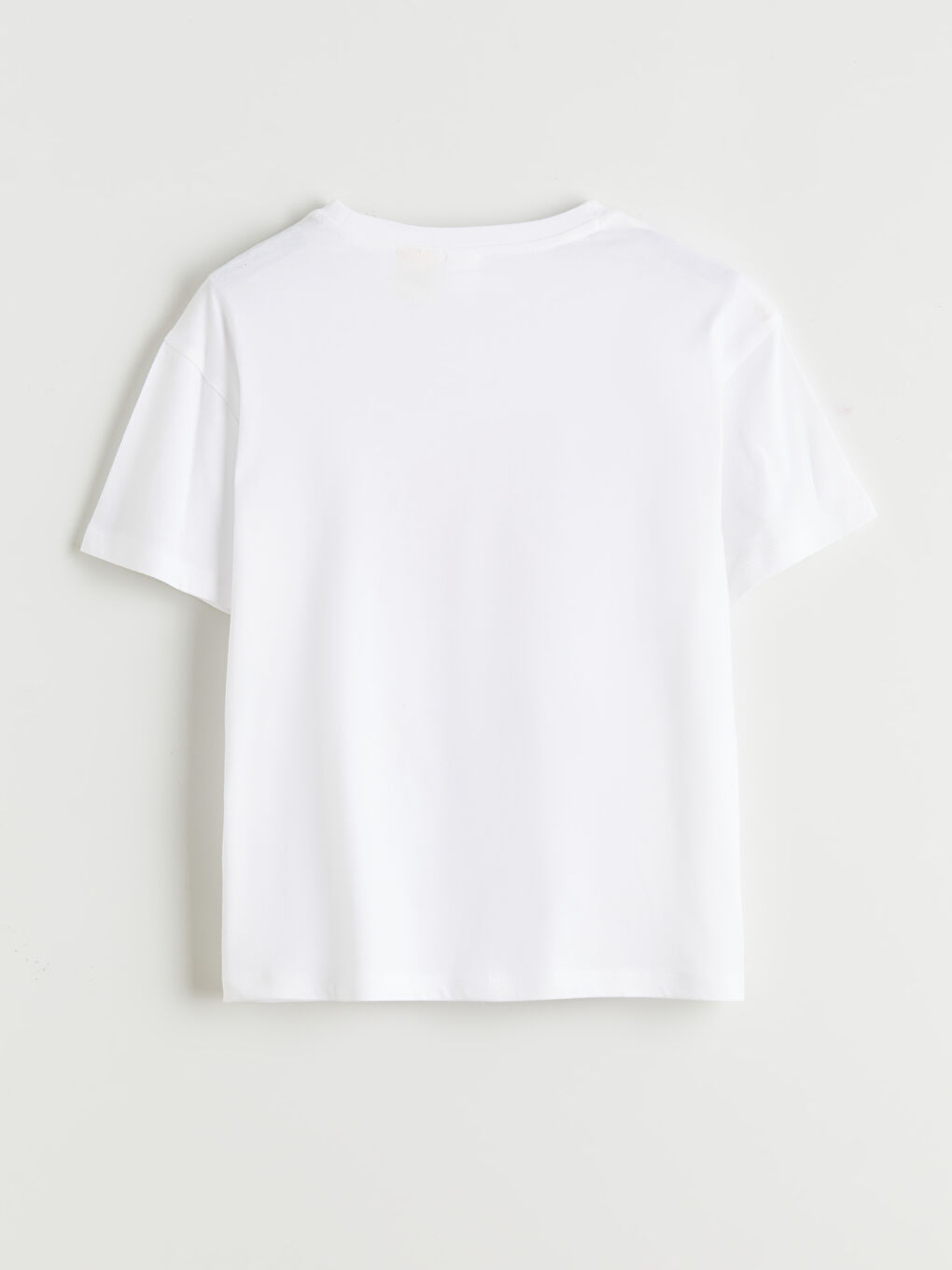 Девочки Белый Футболка-1