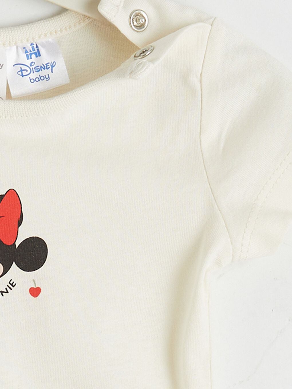 Minnie Mouse Printed Baby Girls' Snap Bodysuit and Leggings-3