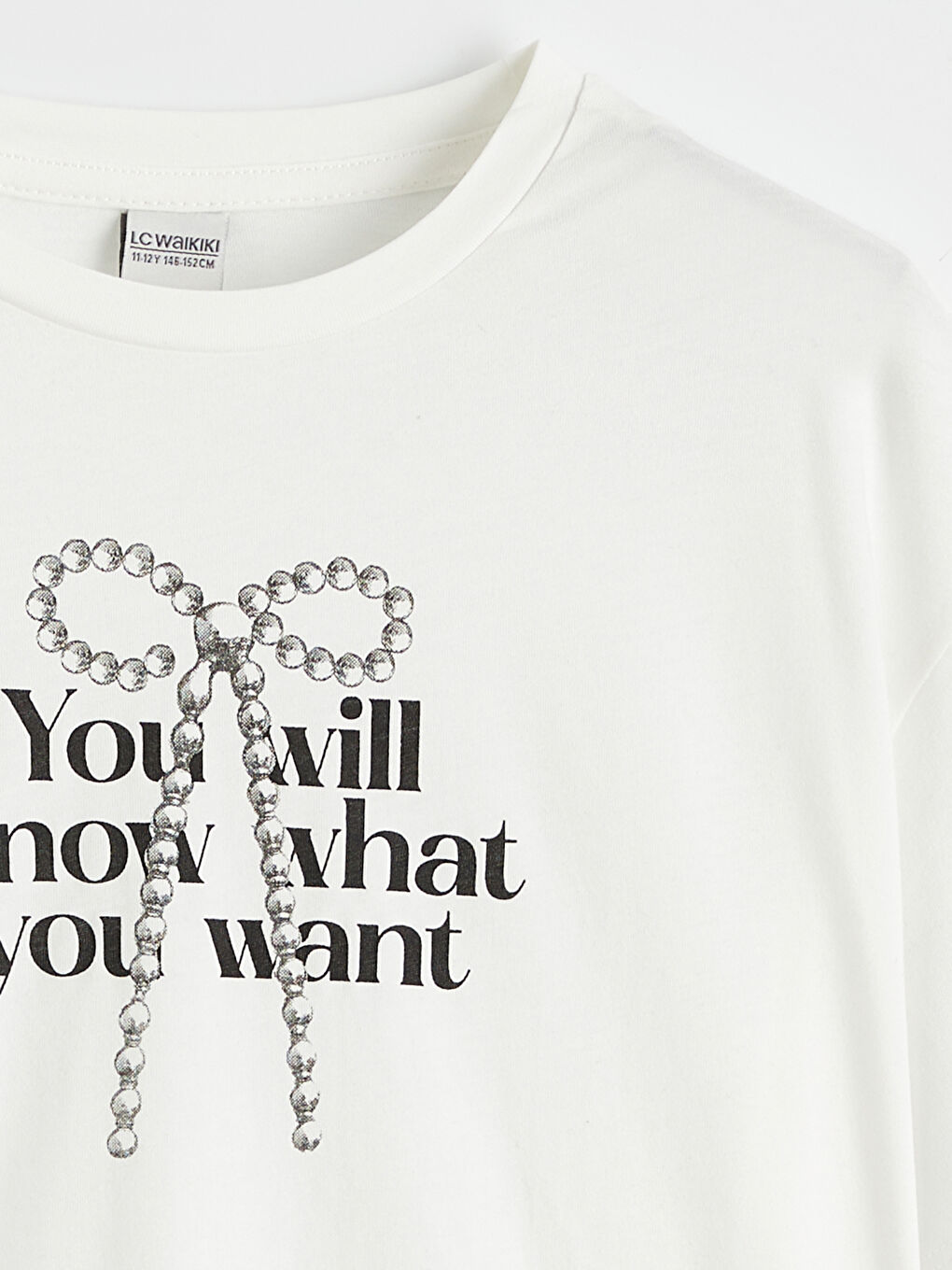 Bow-Print Tee and Trousers for Girls-2