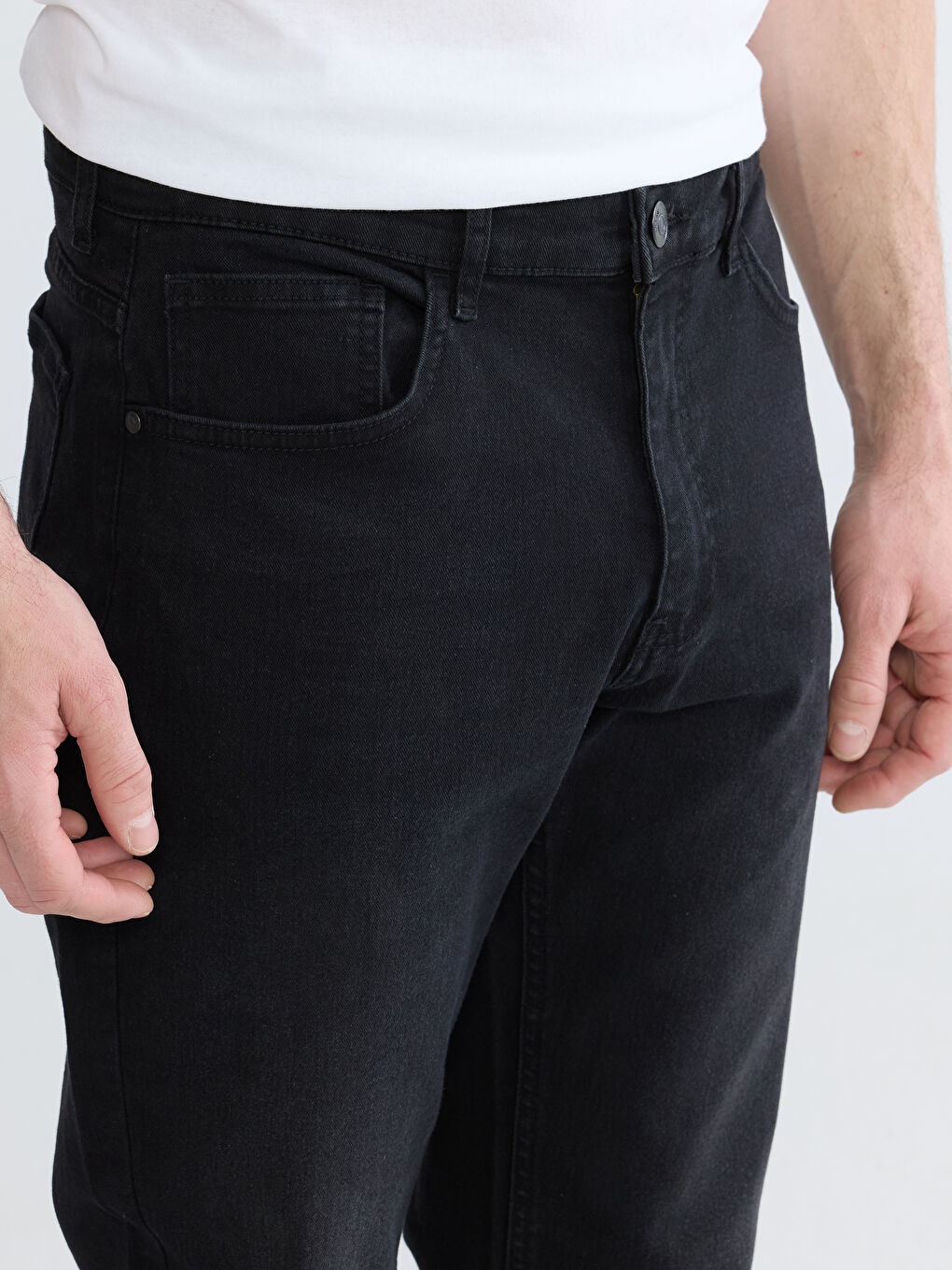 Siyah 779 Regular Fit Erkek Jean Pantolon-2