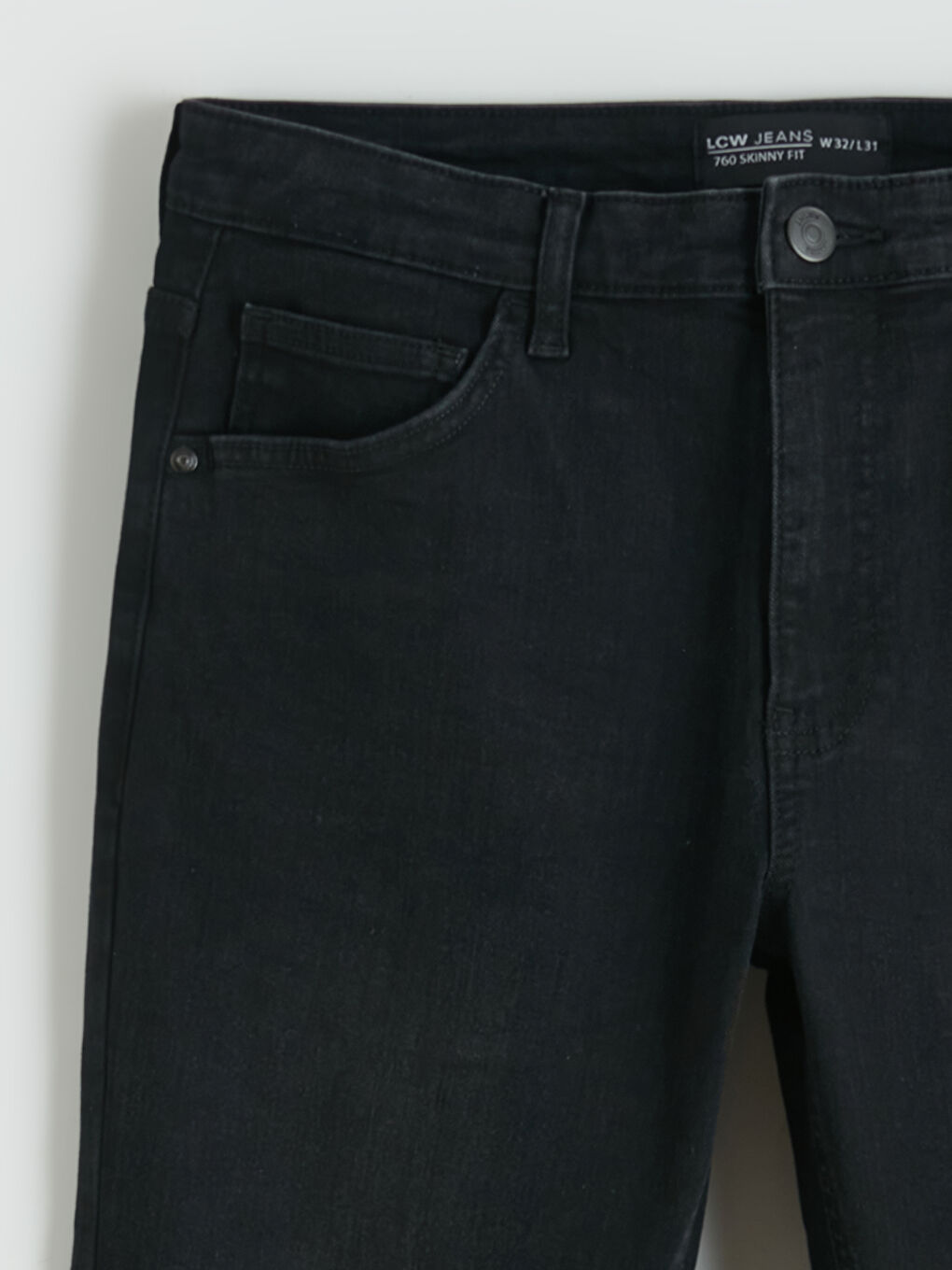 Siyah 760 Skinny Fit Erkek Jean Pantolon-6