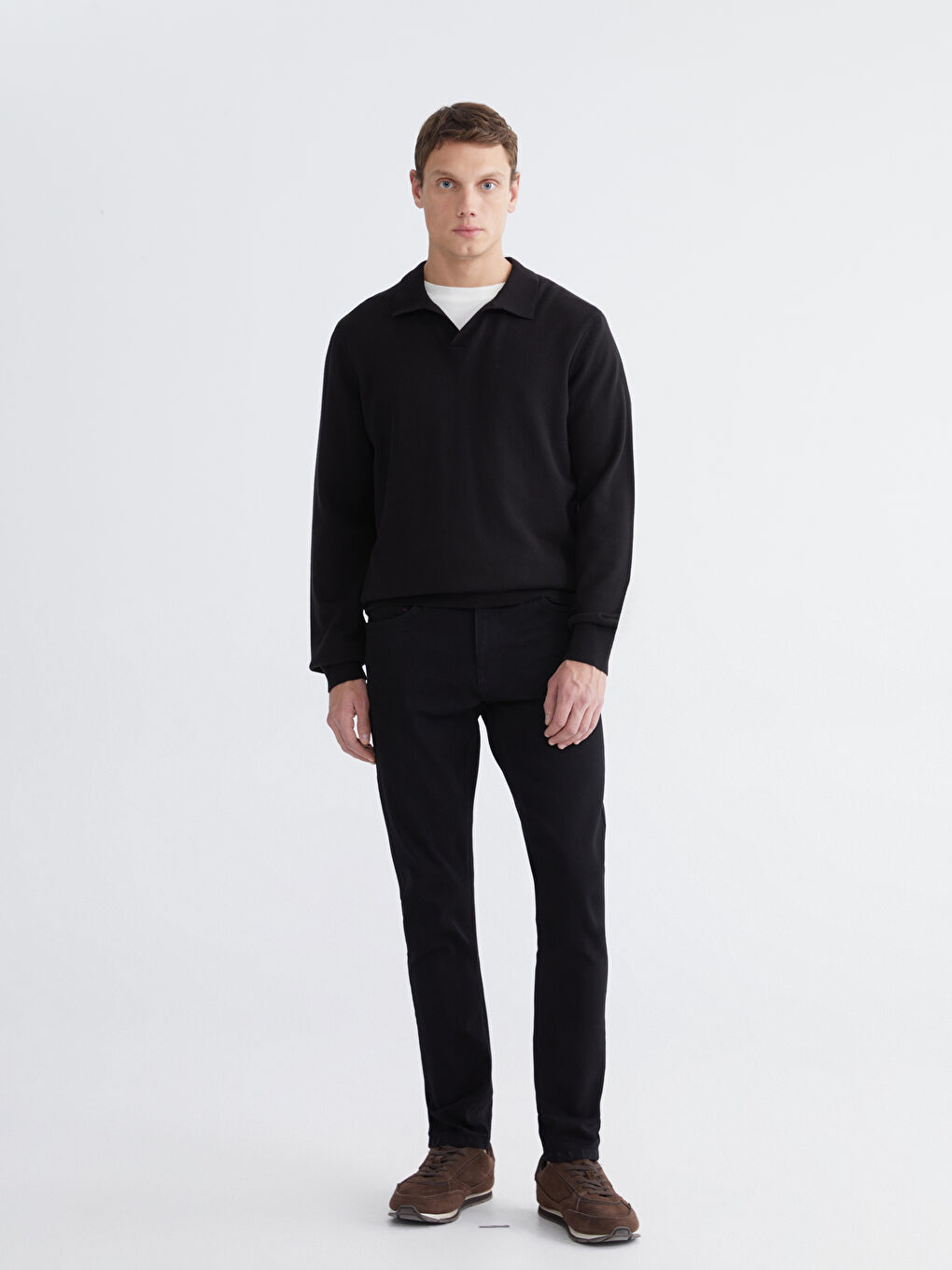 Siyah 760 Skinny Fit Erkek Jean Pantolon