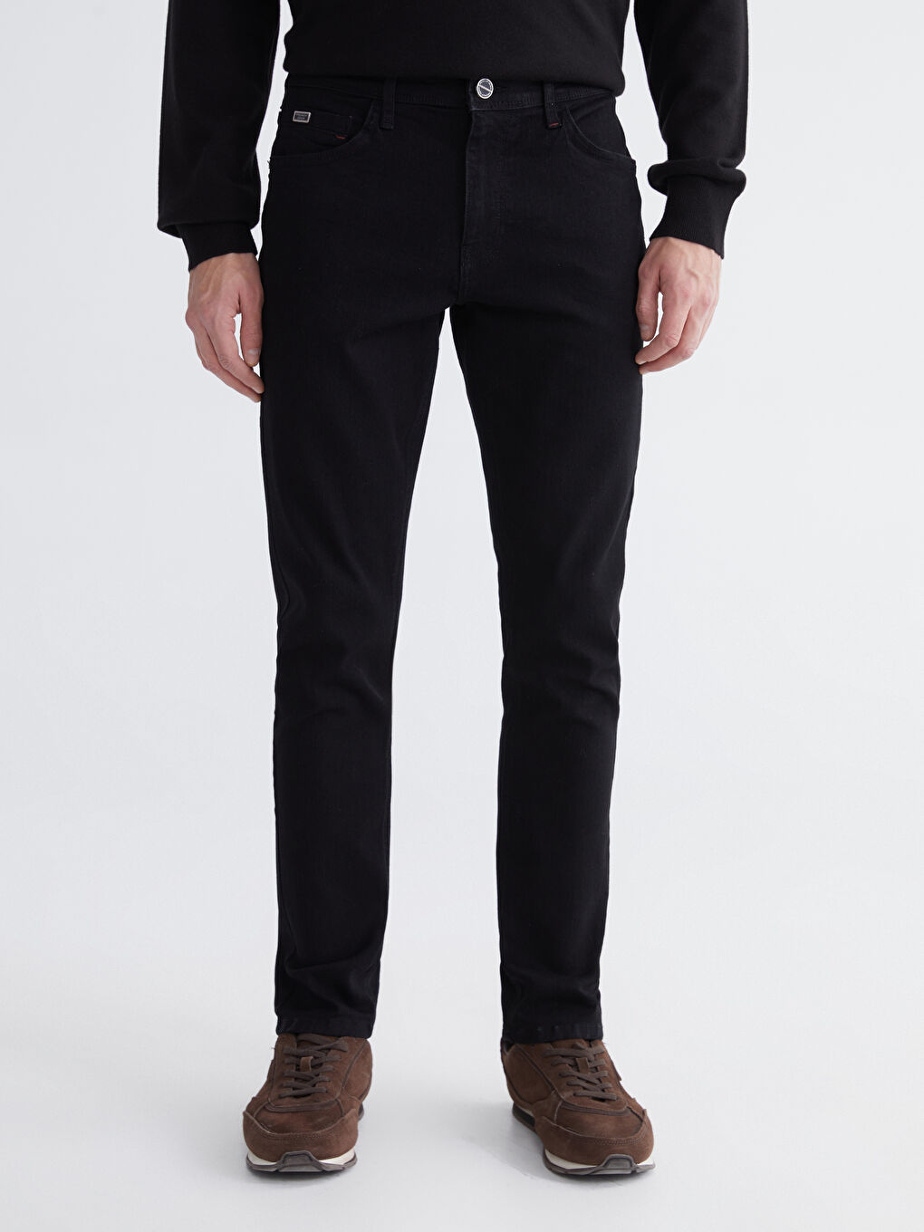Siyah 760 Skinny Fit Erkek Jean Pantolon-1